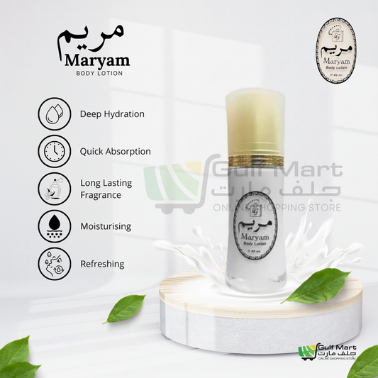 Maryam Body Lotion Benefits - Deep Hydration, Quick Absorption
