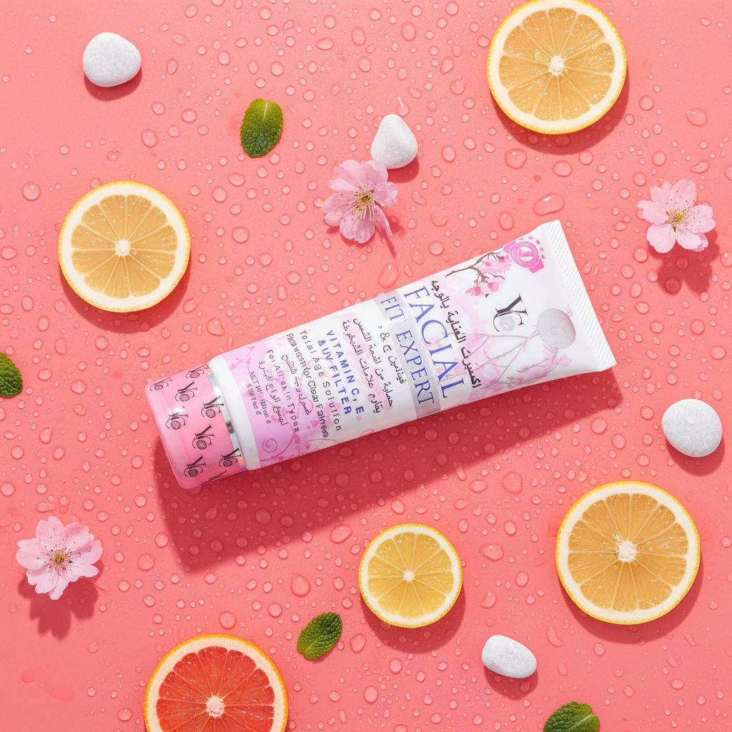 YC Facial Fit Expert Face Wash (YC 283) - Vitamin C, E & UV Filter - 100ml